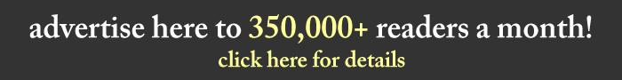 Advertise Here to 350,000 Readers a Month!