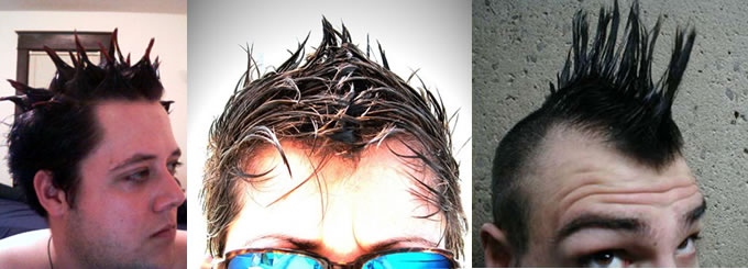 A collection of bad/high maintenance mens haristyles