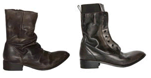 Finish with a great pair of leather boots