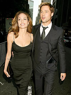 Brad Pitt always looks great in his suits