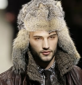 Fur Hats were on all the runways this year