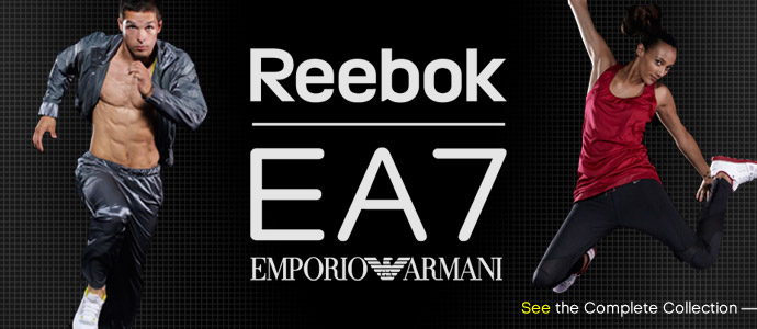 Reebok and Emporio Armani Collection Now Released - CLICK HERE TO SHOP!