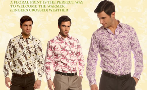 Mens Floral Fashion
