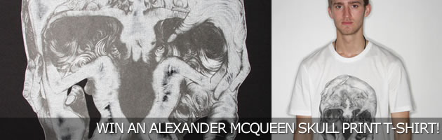 EXCLUSIVE Win an Alexander McQueen T-shirt & 15% OFF!