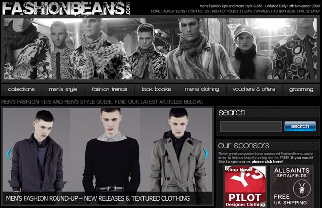 FashionBeans New Design