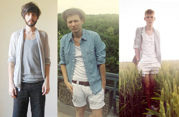 The Scoop neck top for Tall and Skinny Men