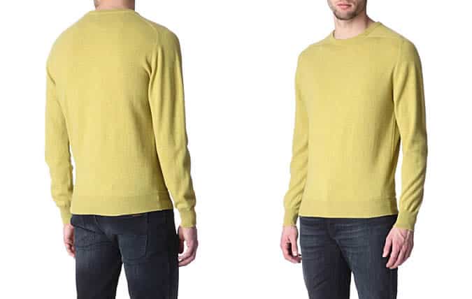Cashmere saddle-shoulder jumper