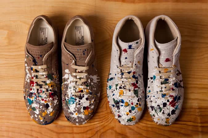 Maison Martin Margiela's Paint Splatter sneakers