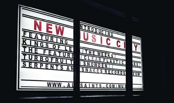 AllSaints NEW MUSIC CITY Film Debut