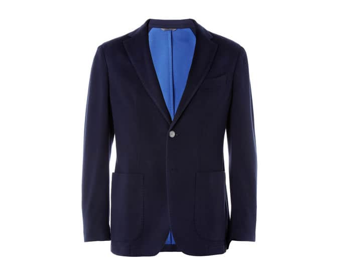 Canali Kei Slim-Fit Unstructured Cotton-Blend Blazer