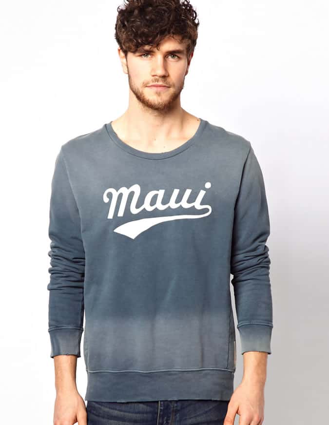 Scotch & Soda Sweatshirt With Maui Print