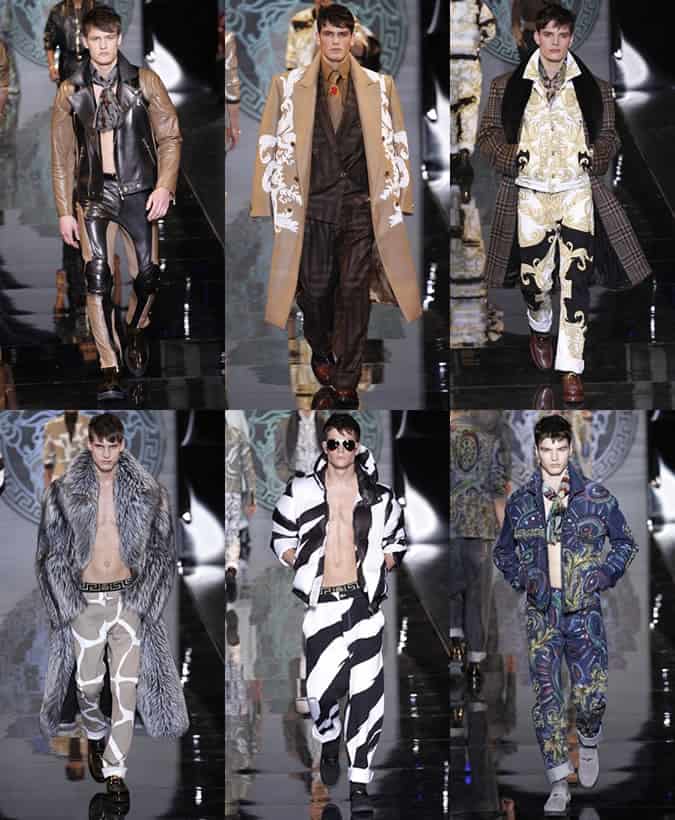 Versace AW13 Menswear - Milan Fashion Week