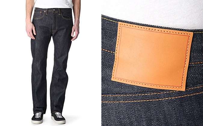 Levi's No Noise 501 straight-leg jean