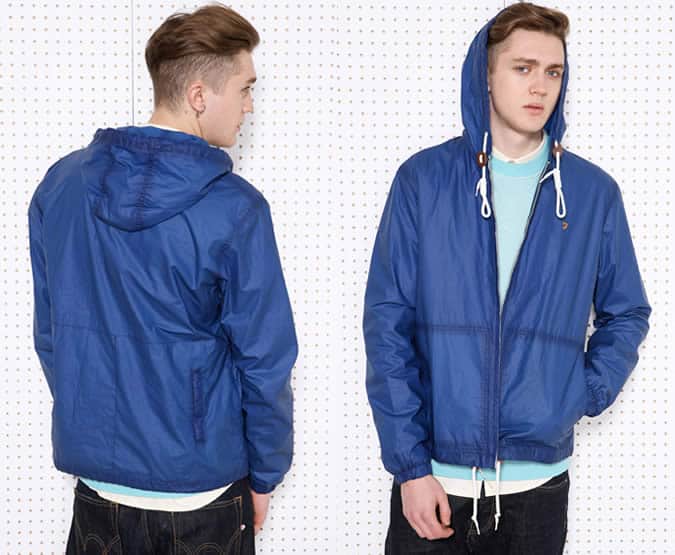 Farah Vintage x UO Dayton Azul Waxed Jacket