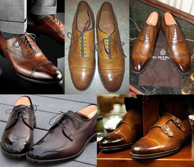 Examples of Darkened Shoe Toes