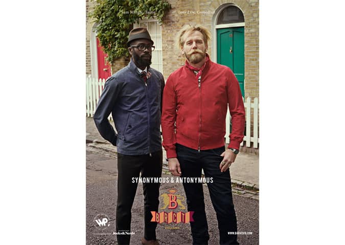 Baracuta AW13 Synonymous and Antonymous Campaign