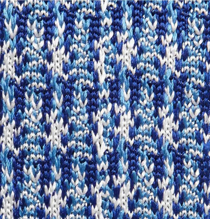 Etro Patterned Knitted Silk Tie