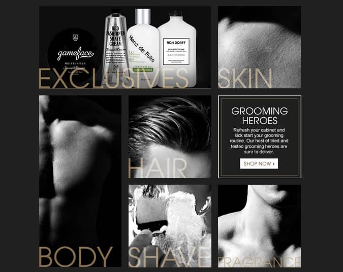 Selfridges Men's Grooming