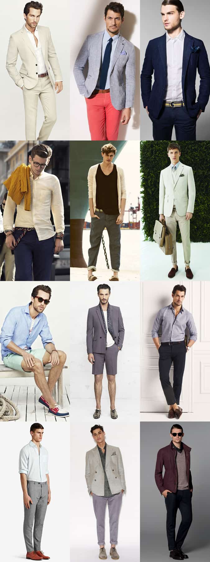 Men's Linen Clothing Lookbook
