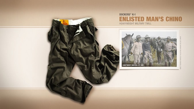 Dockers K-1 Khaki- Rough Riders Collection