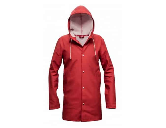 Stutterheim’s Stockholm Röd Raincoat