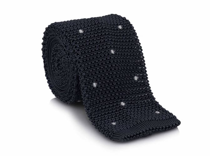 Hackett Knitted Dot Tie