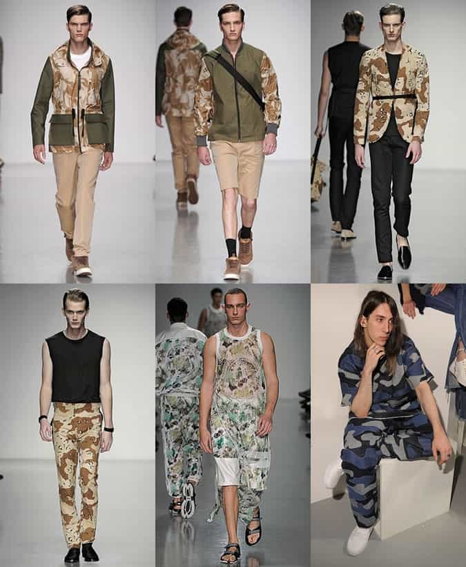 Camo Prints At LC:M SS14 - Lee Roach, Christopher Raeburn