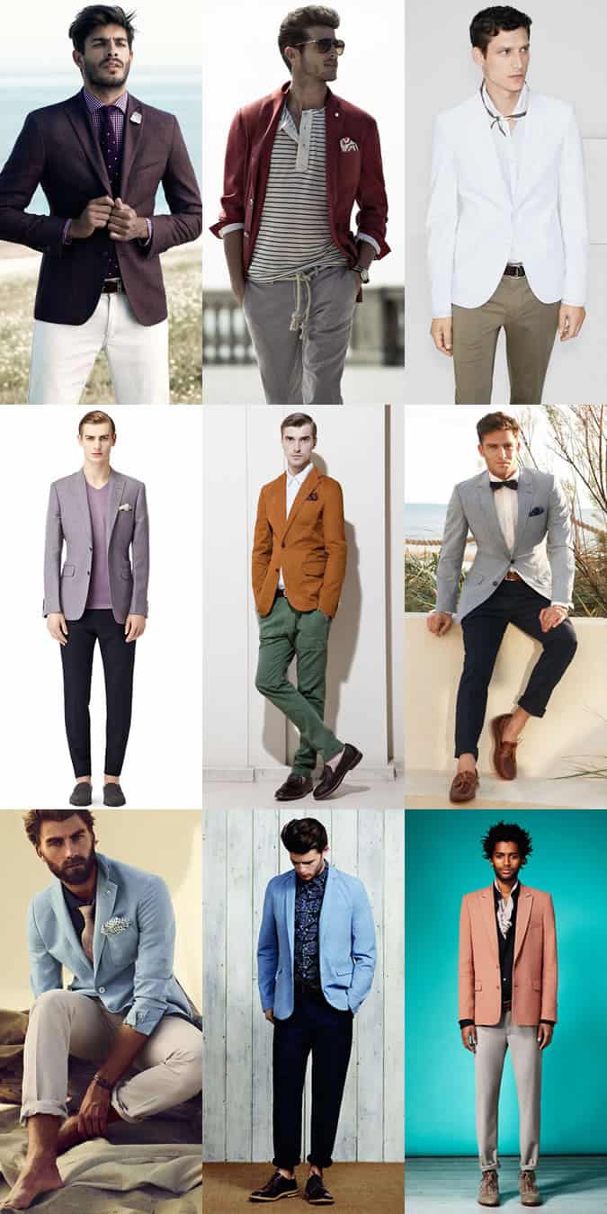 Men's Statement Colours - Outfit Inspiration