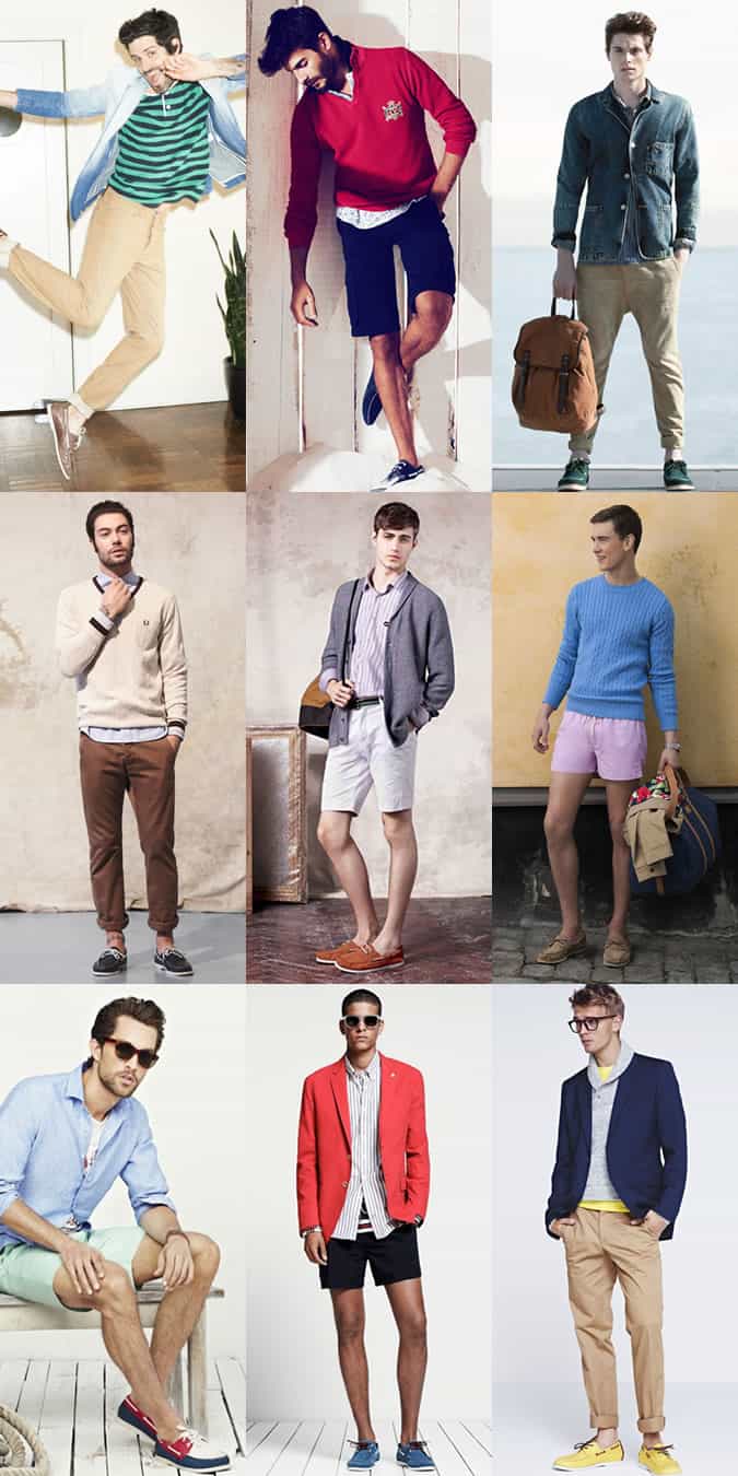 Men's Boat Shoes - Preppy/Collegiate Outfit Inspiration