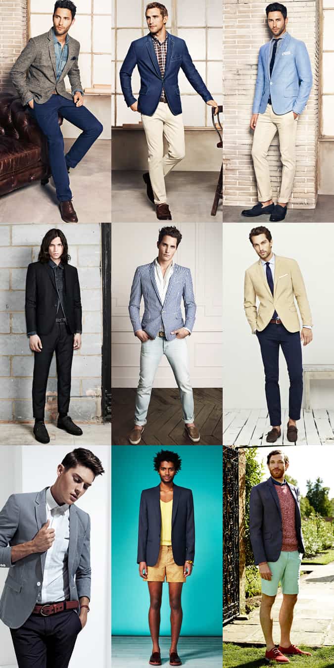 Men's One-Button Blazer Lookbook