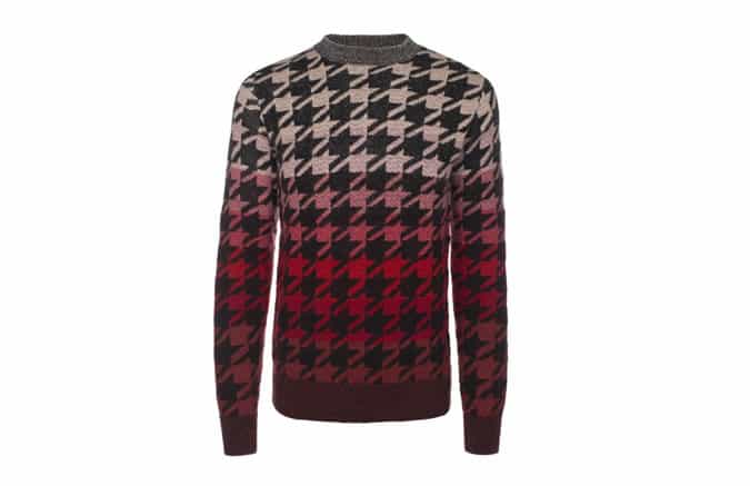 Paul Smith Knitwear - Wool-Blend Houndstooth Sweater