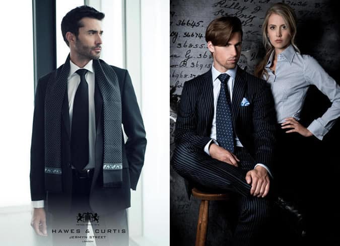 Hawes & Curtis campaign images