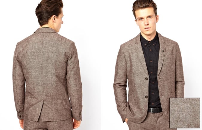 Farah Vintage Blazer in Tweed - EXCLUSIVE