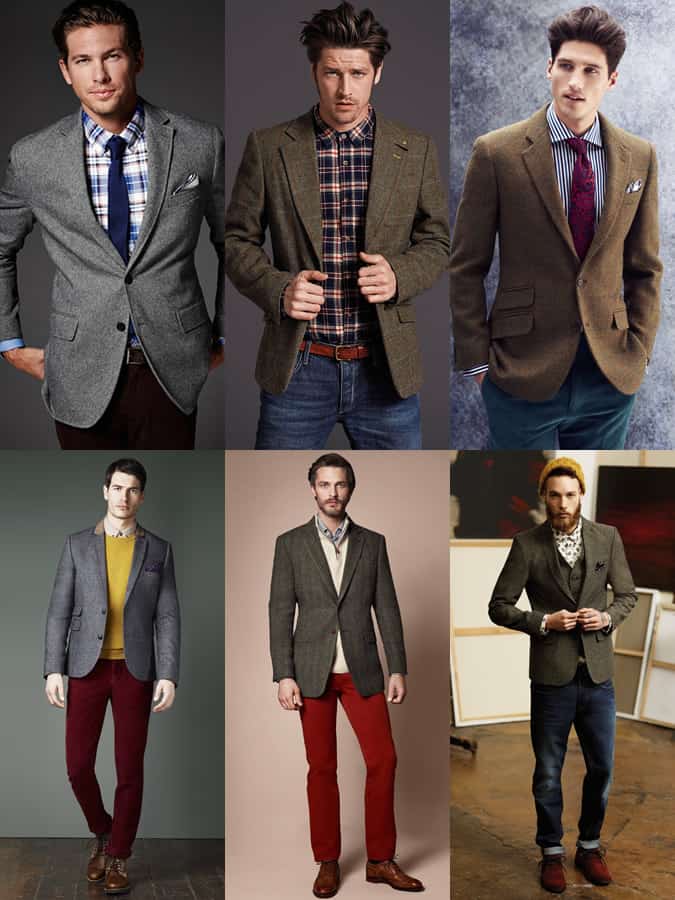 Men's Tweed Blazer Lookbook