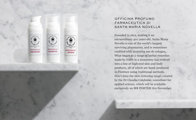 MR PORTER launches grooming
