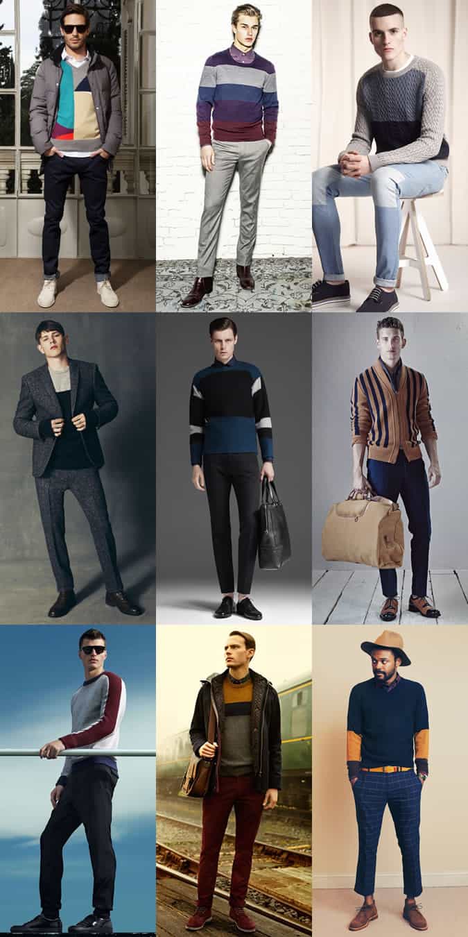 Men's Graphic Knitwear Lookbook AW13
