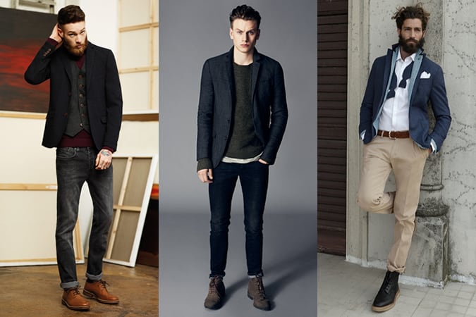 Men's Navy Blazer Lookbook - 3 Ways To Wear