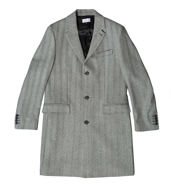 Introducing the Hentsch Man Herringbone Wool Coat