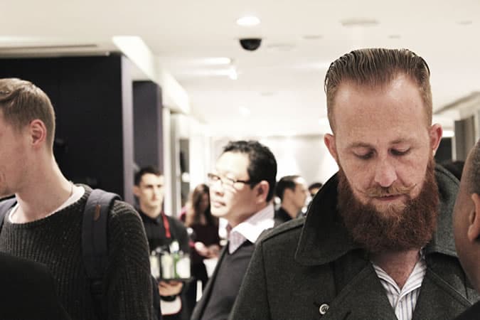 Guests At Harvey Nichols' Movember Launch Party