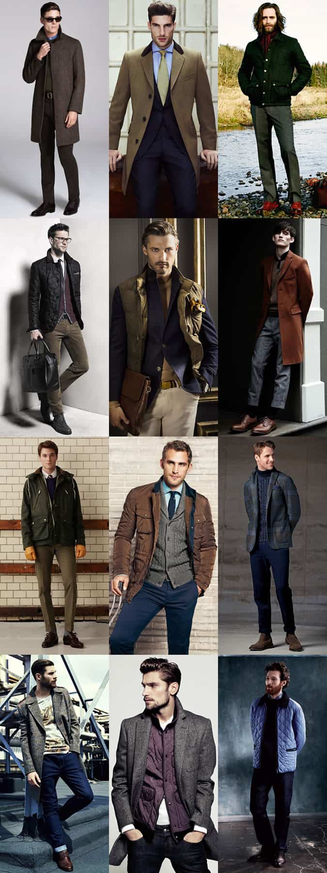 Men's Country-Inspired Outerwear - Outfit Inspiration Lookbook