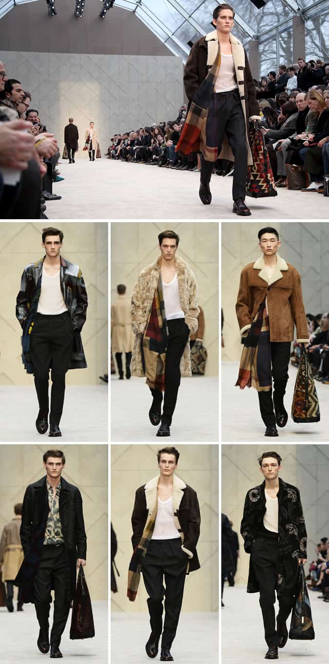 Burberry Prorsum AW13 - Indulgent Fabrications
