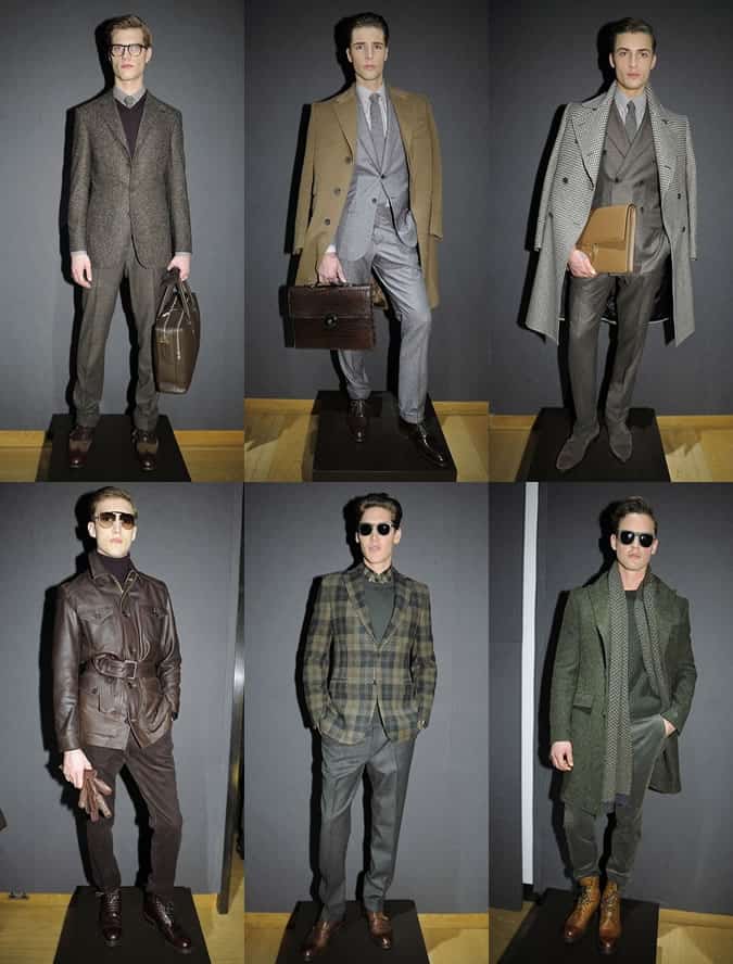 Gieves & Hawkes AW14 Menswear Collection Showcased At London Collections: MEN