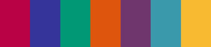 Example Jewel Tone Colour Palette