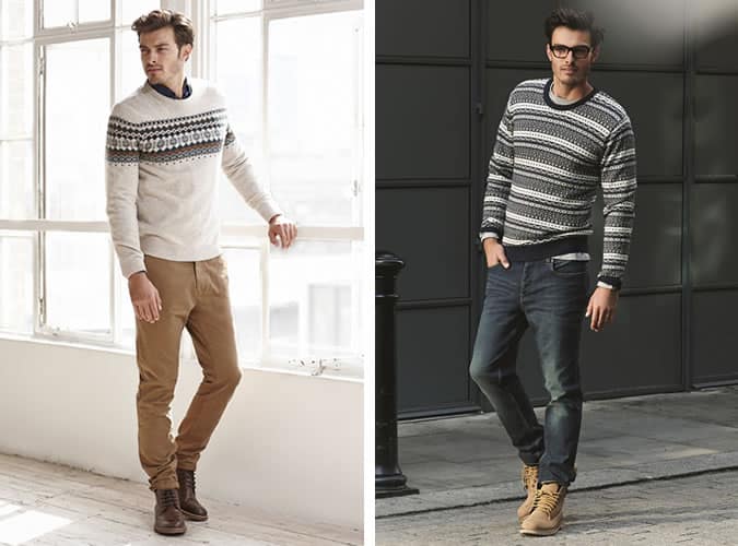 F&F Menswear AW14 Knitwear