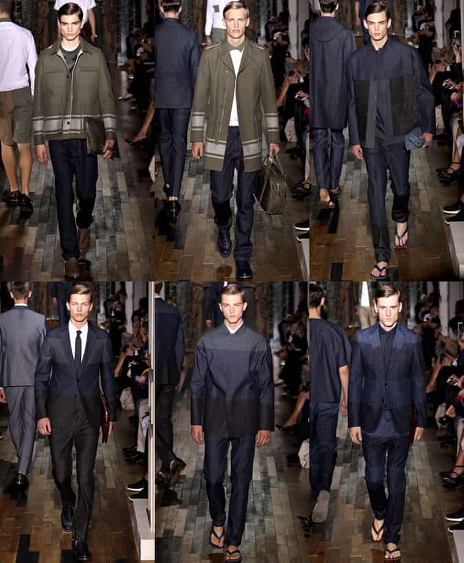 Valentino Spring/Summer 2014 Menswear - Block Stripes