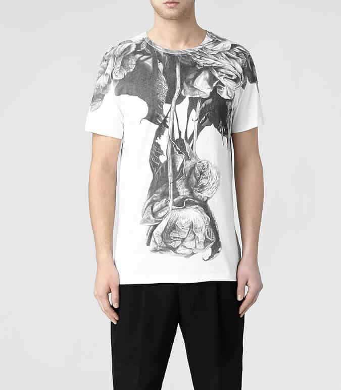 AllSaints Flora Mortis T- Shirts