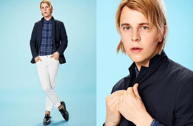 Tom Odell For UNIQLO Campaign Look 1
