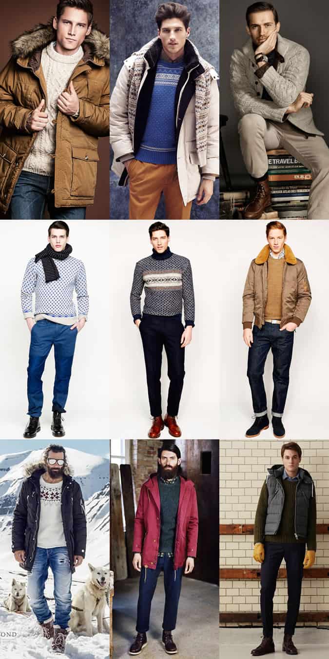 Men's Apres Ski Outfit Inspiration - Chunky Knitwear