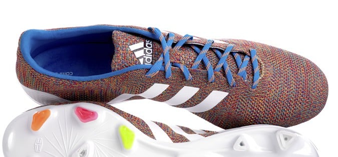 Adidas has launched the world’s first knitted football boot