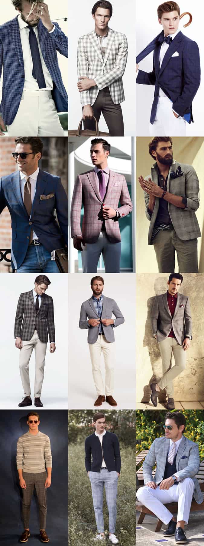 Men's Spring/Summer Plaid/Checked Tailoring Lookbook